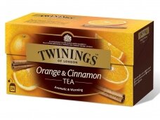 Arbata Twinings Cinamonu ir apelsinais  25 pak.