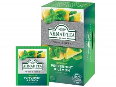 Arbata Ahmad Peppermint & Lemon 20 pak.