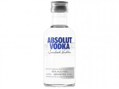 Degtinė Absolut 0,05 l mini