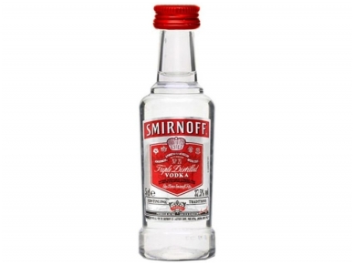 Degtinė Smirnoff Red 0,05 l mini PET