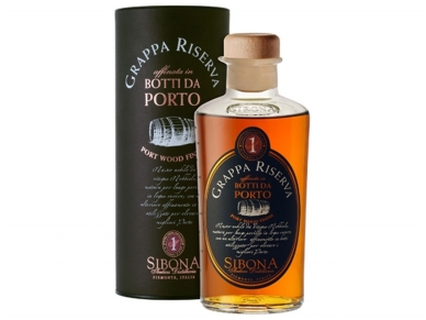 Grappa Sibona Port Cask su dėž. 0,5 l