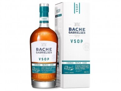 Konjakas Bache Gabrielsen V.S.O.P. Triple Cask su dėž. 0,7 l