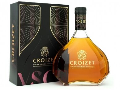 Konjakas Croizet Grand Champagne V.S.O.P. su dež. 0,7 l