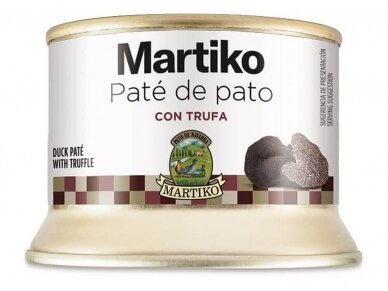 Paštetas antienos su trumais Martiko pate de pato skarda 130 g