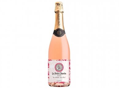 Putojantis vynas nealkoholinis Le Petit Chavin Gasified Rose 0,75 l