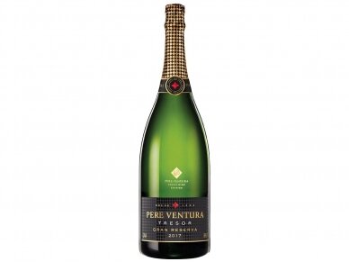 Putojantis vynas Pere Ventura Tresor Cuvee Barrique Cava Brut Magnum 1,5 l