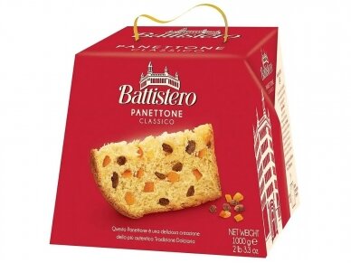 Pyragas Panettone Battistero Clasico 1000 g