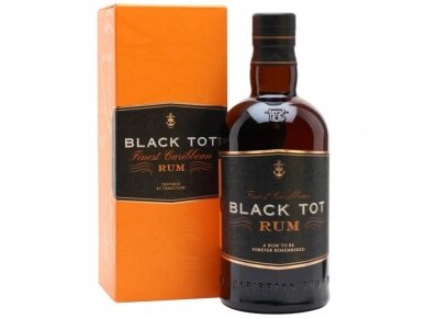 Romas Black Tot Finest Caribbean su dėž. 0,7 l