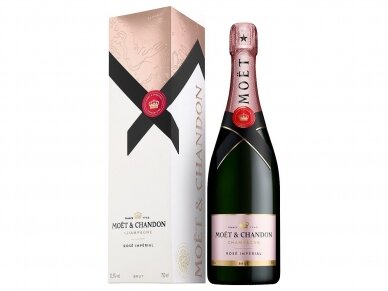 Šampanas Moet Imperial Rose Brut su dėž. 0,75 l