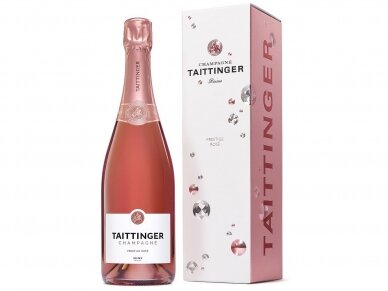 Šampanas Taittinger Prestige Rose Brut su dėž. 0,75 l