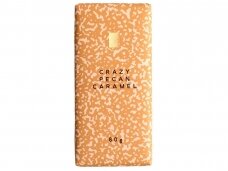 Šokoladas Lyra Crazy Pecan Caramel su karijomis ir karamėle 80 g