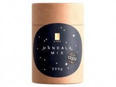 Šokoladas Lyra Mandala Mix Pieniško ir juodo šokolado Mandala 200 g