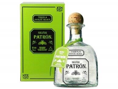 Tekila Patron Silver su dėž. 0,7 l