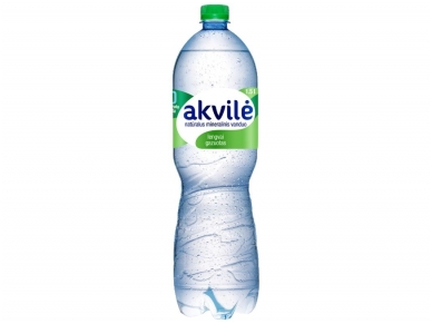 Vanduo Akvilė pet lengvai gaz. 1,5 l