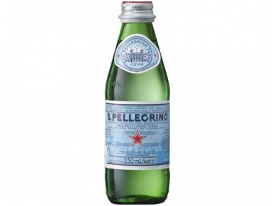 Vanduo S. Pellegrino stikle gaz. 0,25 l