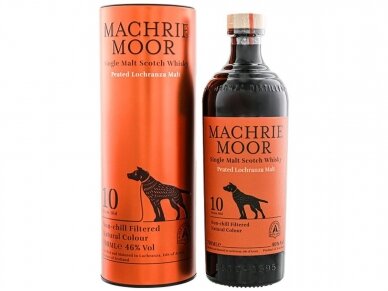 Viskis Arran Machrie Moor 10 YO The Peated Single Malt su dėž. 0,7 l