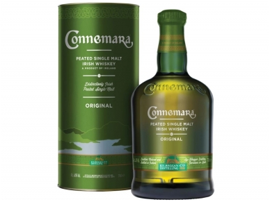 Viskis Connemara Original Peated Single Malt su dėž. 0,7 l