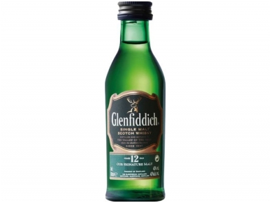 Viskis Glenfiddich 12 YO 0,05 l mini