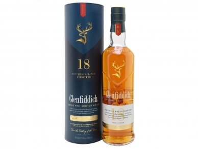 Viskis Glenfiddich Ancient 18 YO su dėž. 0,7 l