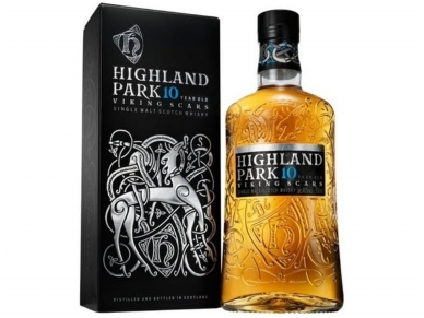 Viskis Highland Park 10 YO Single Malt su dėž. 0,7 l