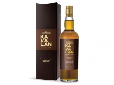 Viskis Kavalan Bourbon Oak su dėž. 0,7 l