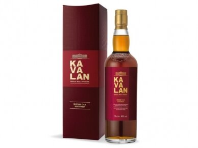 Viskis Kavalan Sherry Oak su dėž. 0,7 l