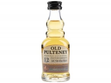 Viskis Old Pulteney 12 YO Single Malt 0,05 l mini