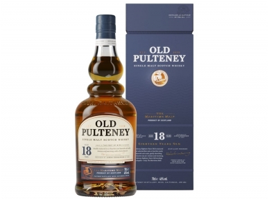 Viskis Old Pulteney 18 YO Single Malt su dėž. 0,7 l